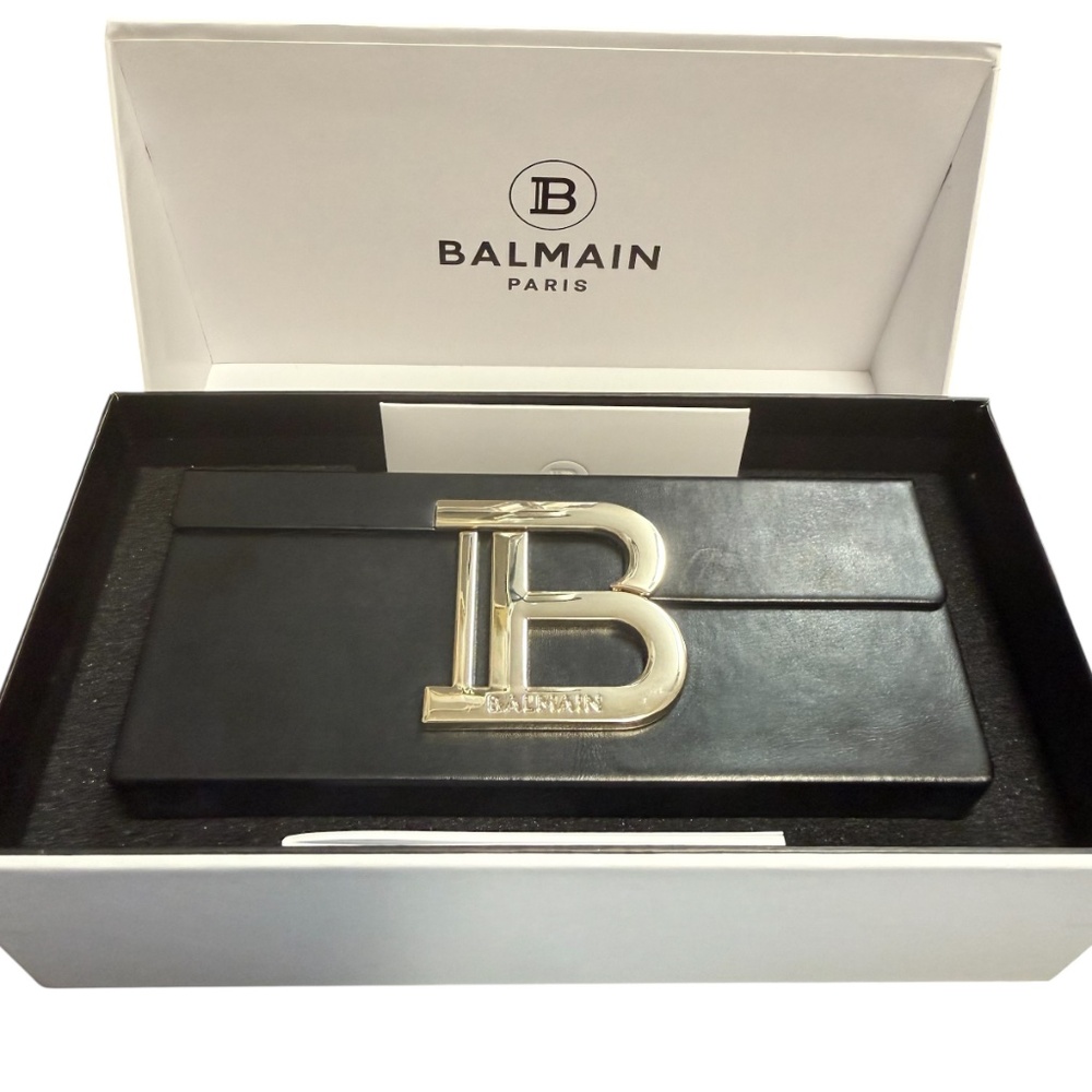 BALMAIN hard sided eye glasses case, NWT